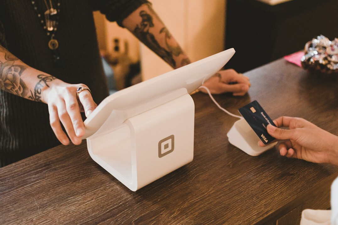customer paying at checkout